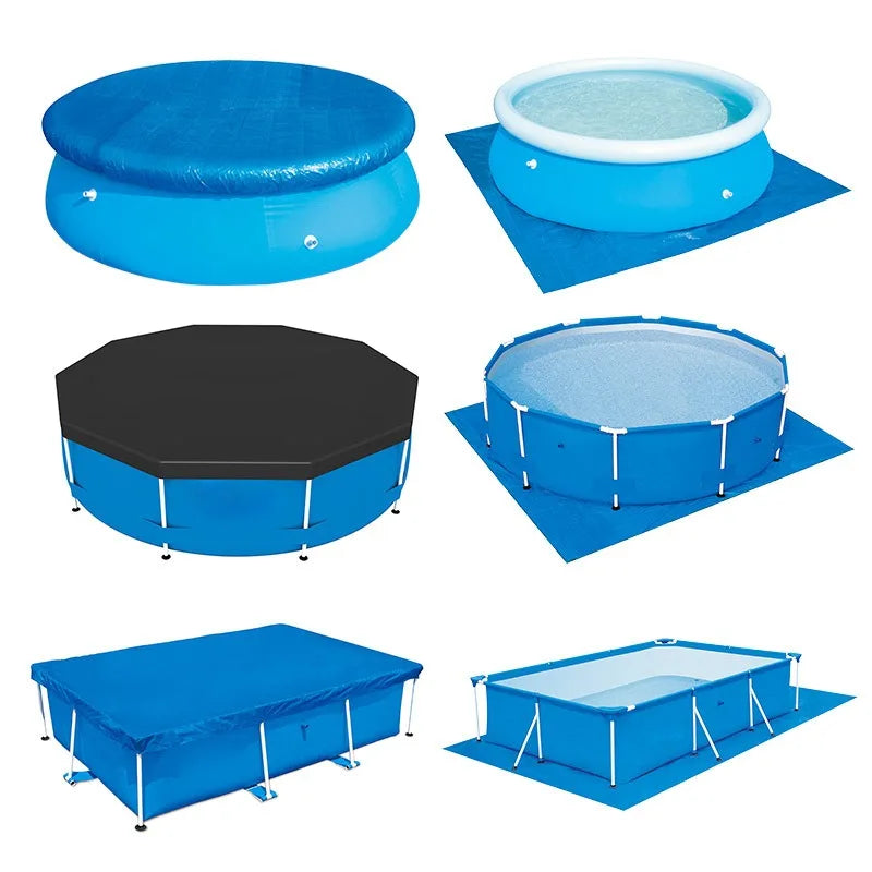 Piscina protecter shelter from falling leaves and snow Pool or inflatable pool Cover cloth swimming pool cover Accessories cloth