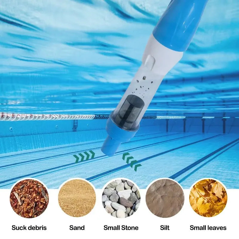 dirt suction machine swimming pool vacuum cleaner accessories,Portable underwater cleaner with telescopic rod