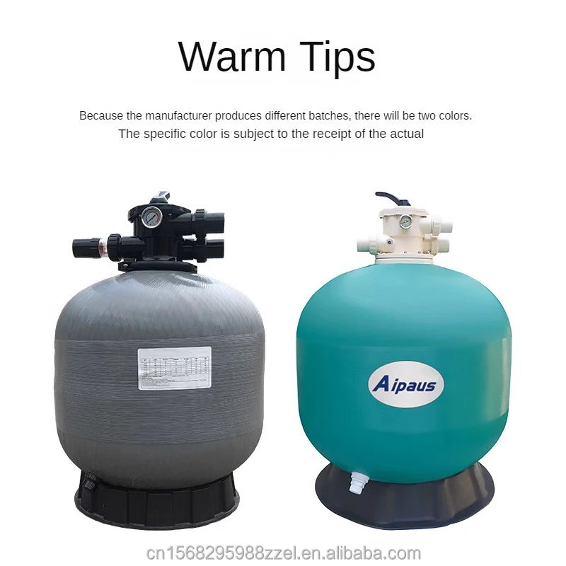 sand filter Water Treatment System Automatic Backwash Fiberglass Material Pool Equipment Swimming Pool Cleaning Sand Filter