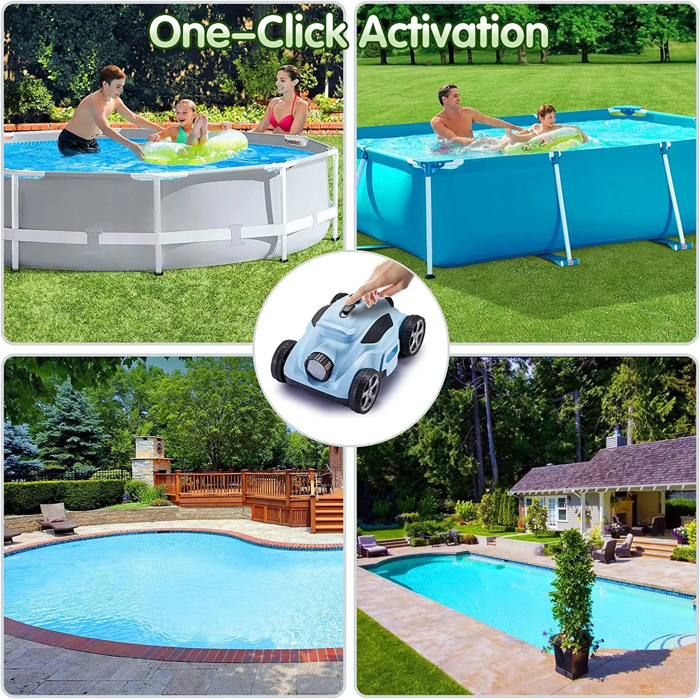 Wall Mounted Automatic Pool Swimming Accessory Robotic Cleaner Robot suction swimming pool automatic cleaner