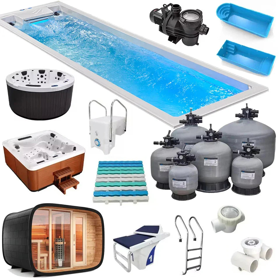 Full set swimming pool accessory