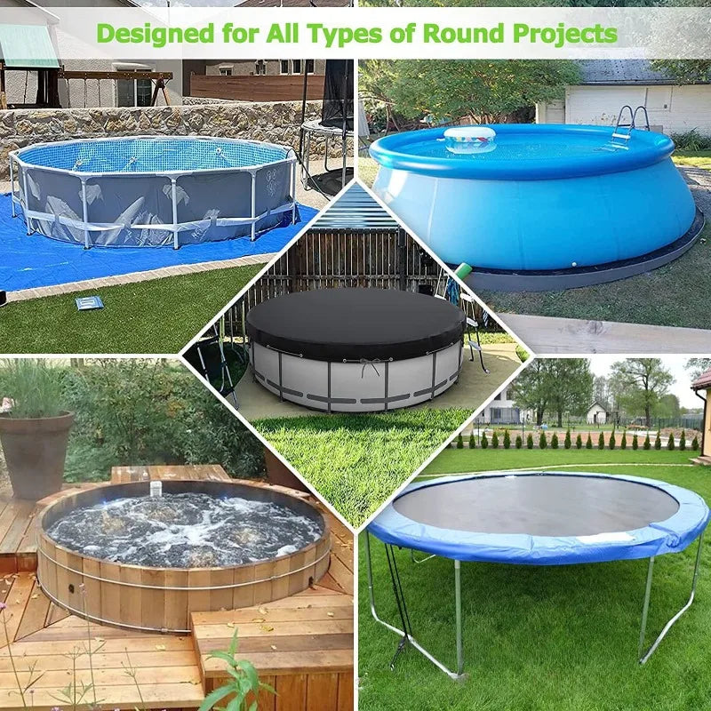 Piscina protecter shelter from falling leaves and snow Pool or inflatable pool Cover cloth swimming pool cover Accessories cloth