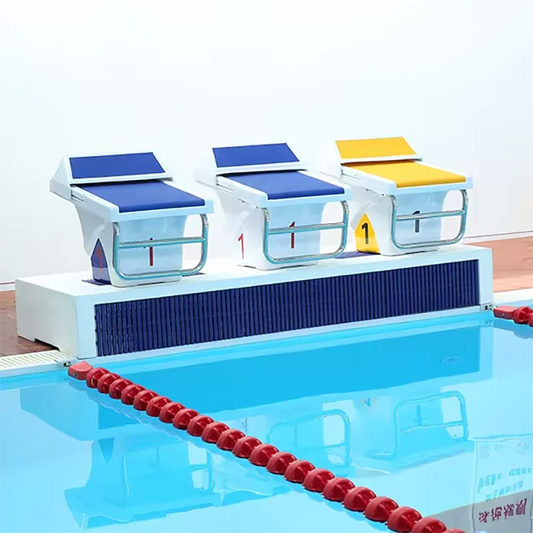 wholesale swimming pools one-step swimming pool accessories Pool Starting Platform Standard  piscina starting block diving board