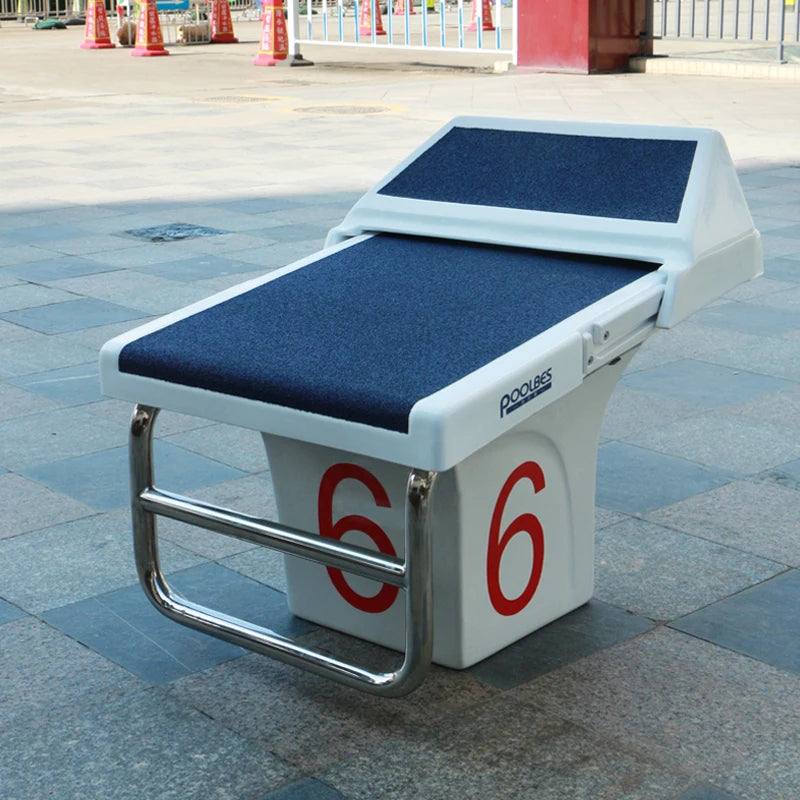 Factory Supply High Quality Pool Stationary Swimming Pool Starting Block with Adjustable footrest starting stand