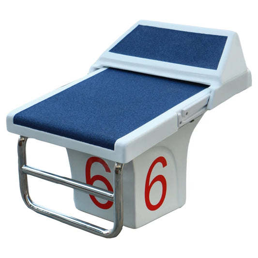 Factory Supply High Quality Pool Stationary Swimming Pool Starting Block with Adjustable footrest starting stand