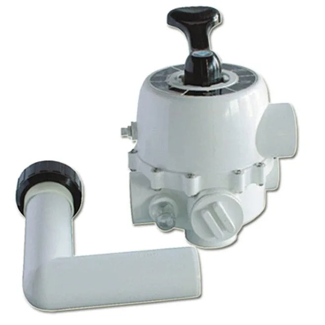 Pool filter sand tank head accessories Sand cylinder six function Control valve side outlet, sand cylinder head,sand filter head