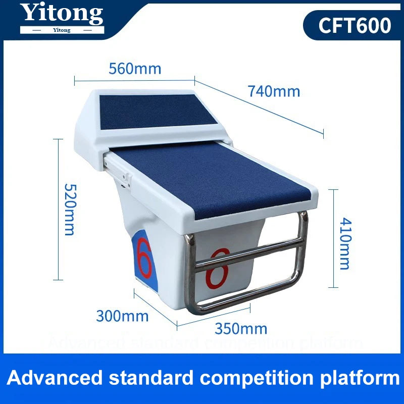 Standard  piscina starting block diving board for swimming pool one-step swimming pool accessories Pool Starting Platform