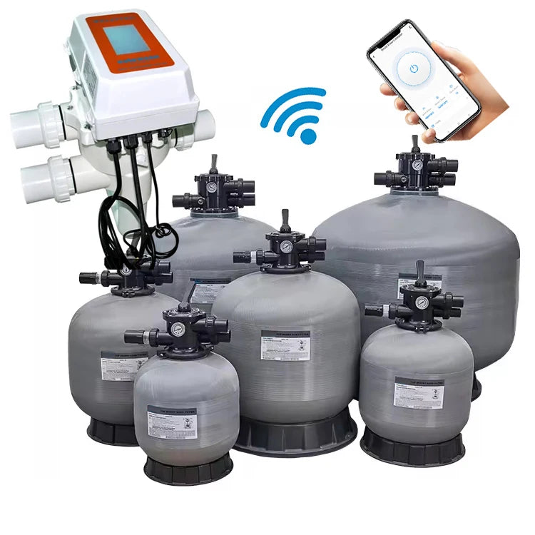 Swimming Pool Sand Filter And Pump Equipment  automatic sand filter Swimming Pool Cleaning Sand Filter