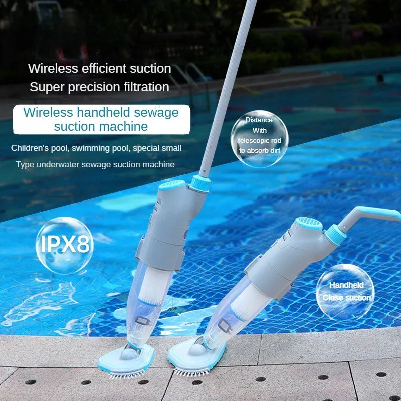 SPA sewage suction device,underwater cleaner,pool cleaners,Portable,rechargeable,sewage suction machine for swimming pool