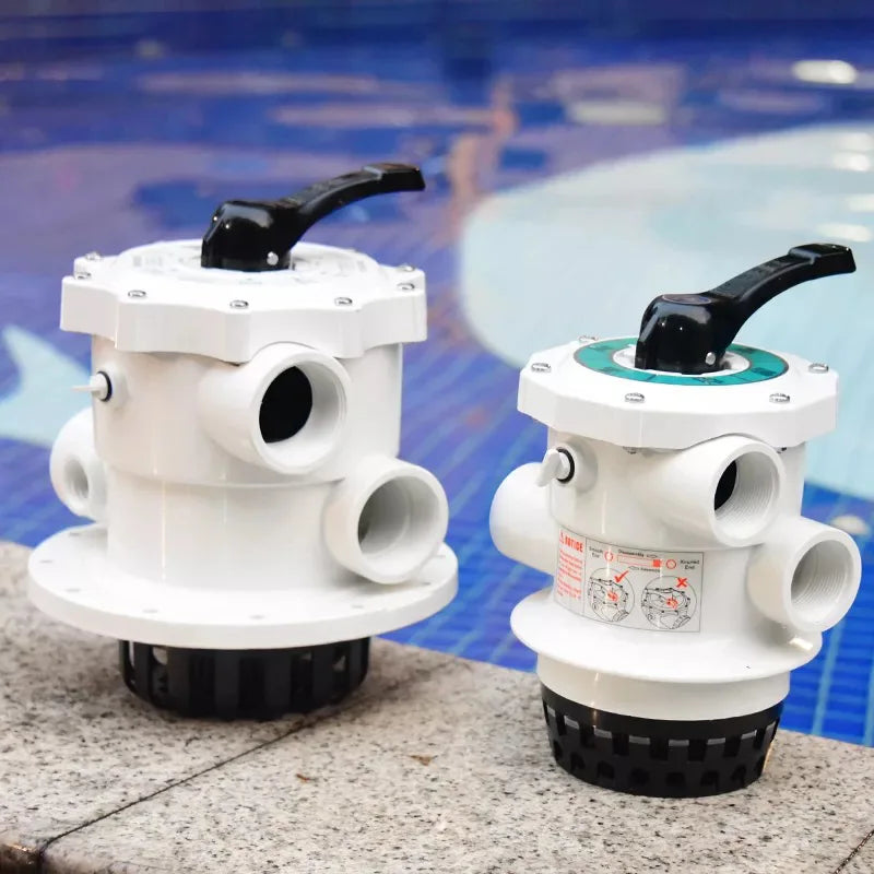 Pool filter sand tank head accessories Sand cylinder six function Control valve side outlet, sand cylinder head,sand filter head