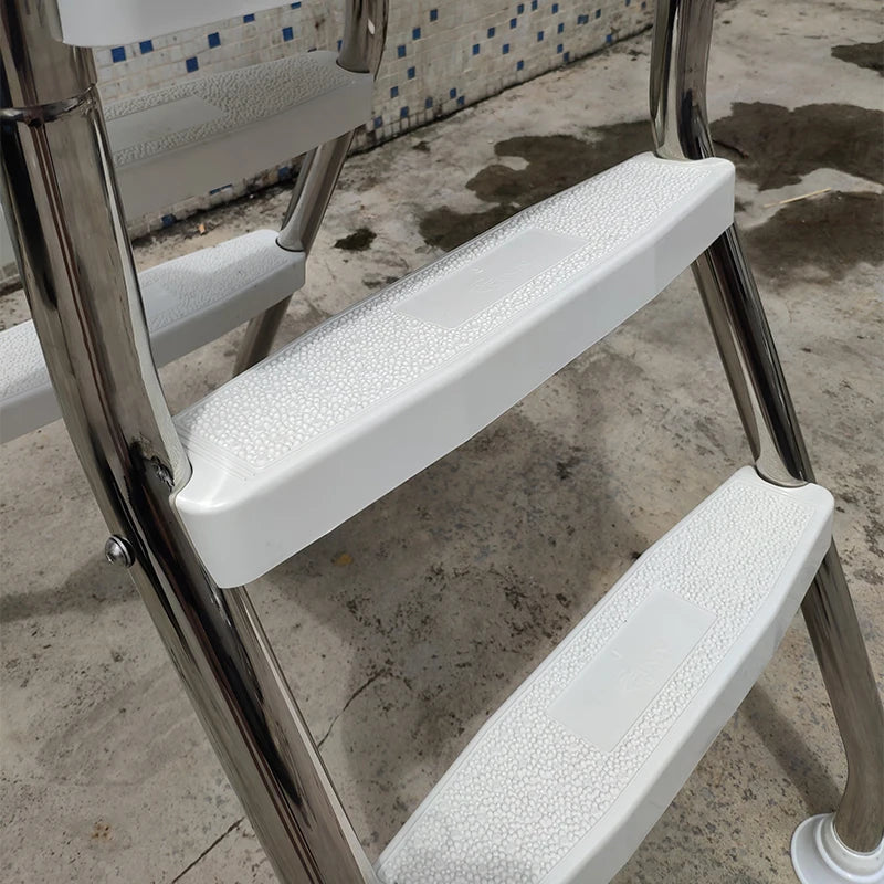 Double-sided Ladder 304 Stainless Steel 2/ 3/ 4/ 5 Steps for Swimming Pool Equipment and Accessories