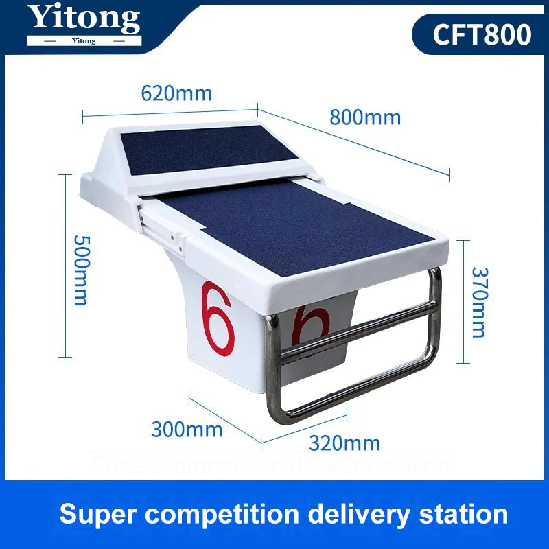 Standard one-step swimming pool accessories piscina starting block Pool Starting Platform diving board for swimming pool
