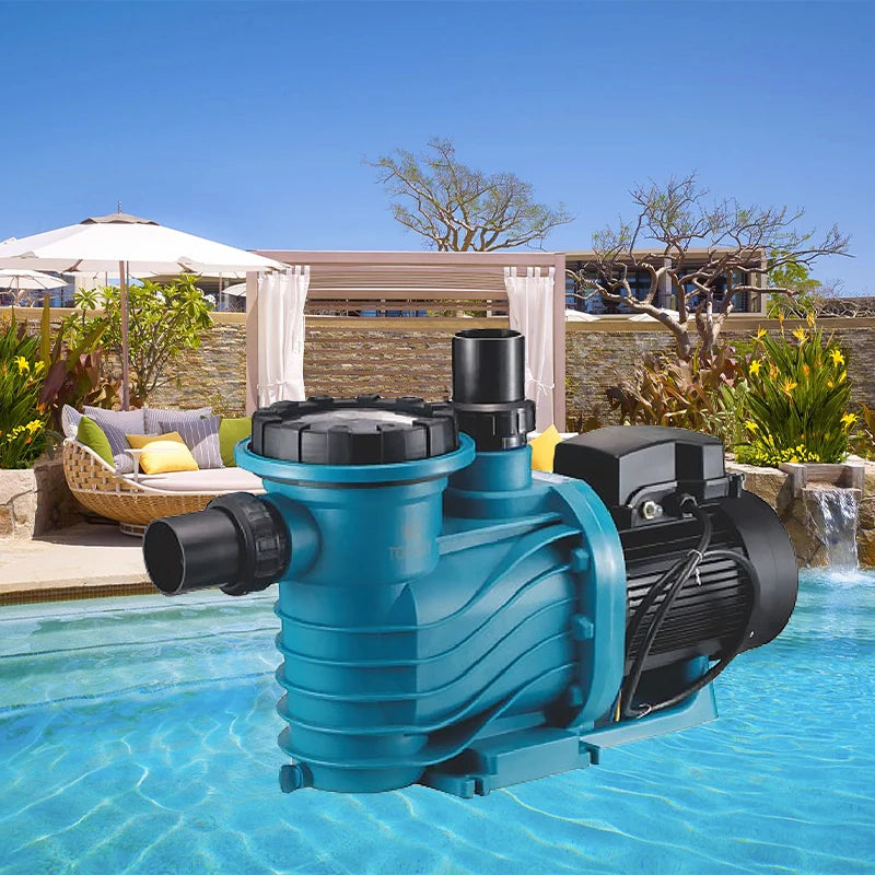 1 HP Pool Pump Powerful In Ground with Filter cleaning equipment for above ground pools cleaning tool high-efficiency pool pump