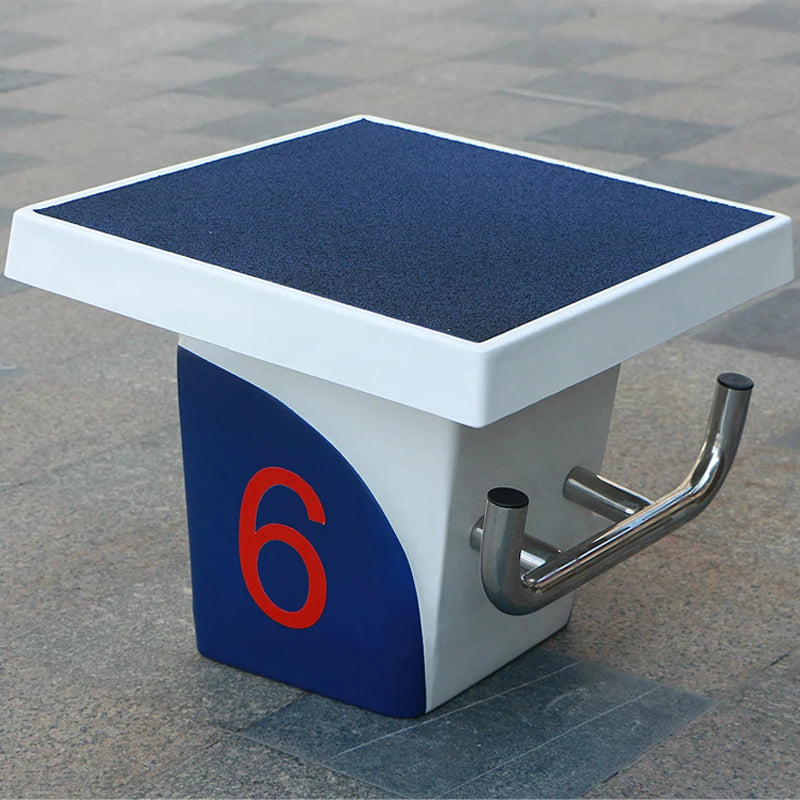 Factory Supply High Quality Pool Stationary Swimming Pool Starting Block with Adjustable footrest starting stand