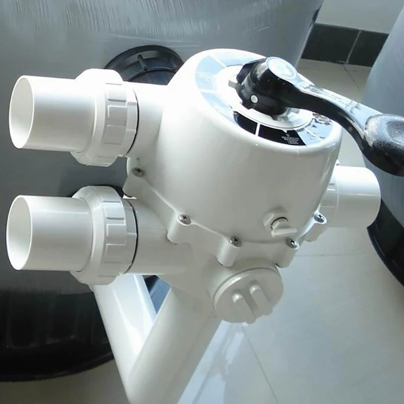 Pool filter sand tank head accessories Sand cylinder six function Control valve side outlet, sand cylinder head,sand filter head