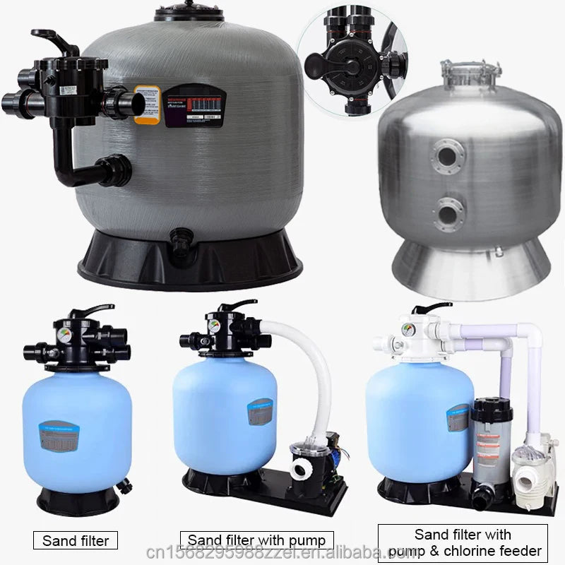 Swimming Pool Equipment pool filter Equipment Complete Set  accessories swimming pool sand filter and pump