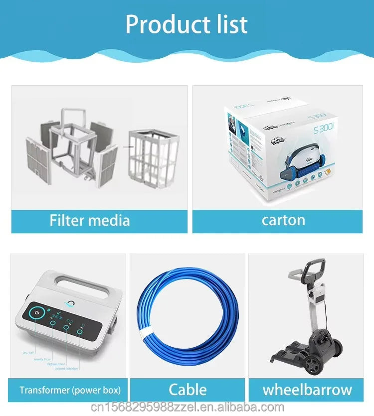 commercial pool type robot vacuum cleaner Swimming Pool Cleaner Robot vacuum accessories water vacuum cleaner equipment