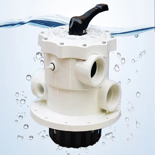 Pool filter sand tank head accessories Sand cylinder six function Control valve side outlet, sand cylinder head,sand filter head